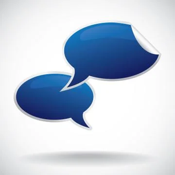 Text bubbles Stock Illustration