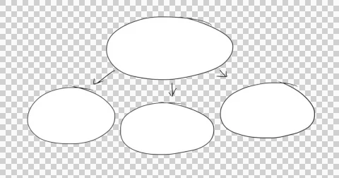 Text Bubbles x4 hand drawn whitebaord illustartion sketch drawing Stock Footage 42453770