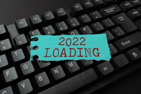 Text caption presenting 2022 Loading. Business approach Advertising the upcoming 스톡 사진