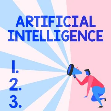 Text caption presenting Artificial Intelligence. Business approach programmed to イラスト素材