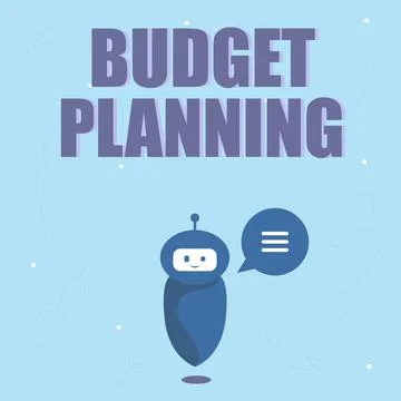 Text caption presenting Budget Planning. Business approach The written 스톡 일러스트