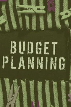 Text caption presenting Budget Planning. Internet Concept purchasing process Stock Photos