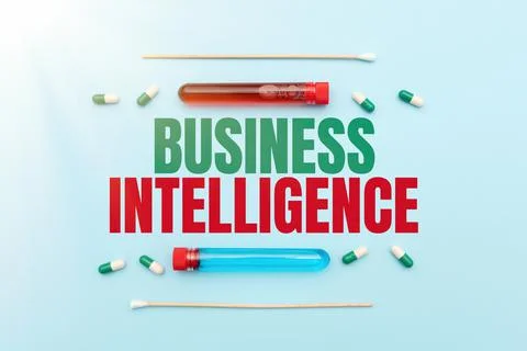 Text caption presenting Business Intelligence. Business concept Best Practice of Stock Photos