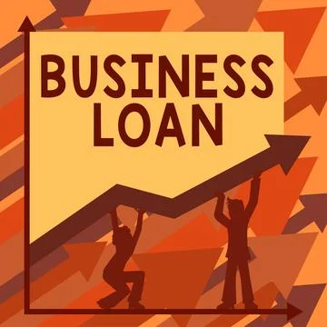 Text caption presenting Business Loan. Internet Concept Credit Mortgage Ilustração Stock