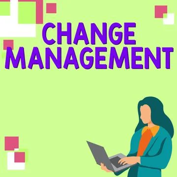 Text caption presenting Change Management. Internet Concept Replacement of Stock Illustration