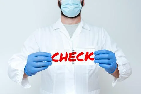 Text caption presenting Check. Word for Mark Click on a box in order to select a Stock Photos