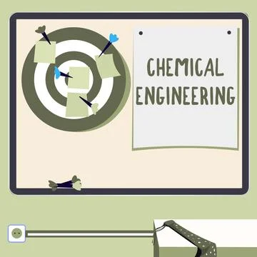 Text caption presenting Chemical Engineering. Internet Concept developing things Illustrazione stock
