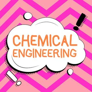 Text caption presenting Chemical Engineering. Business idea developing things Illustrazione stock