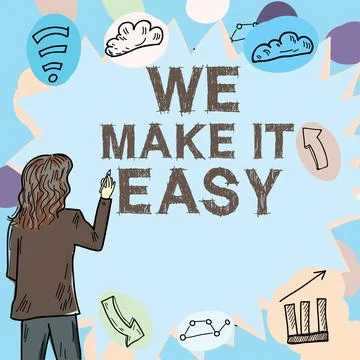 Text caption presenting Clear Your Space. Business overview Offering solutions Illustrazione stock