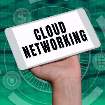 Text caption presenting Cloud Networking. Conceptual photo application of Stock Photos