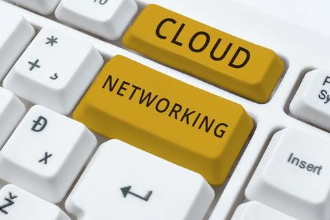 Text caption presenting Cloud Networking. Concept meaning application of Stock Photos