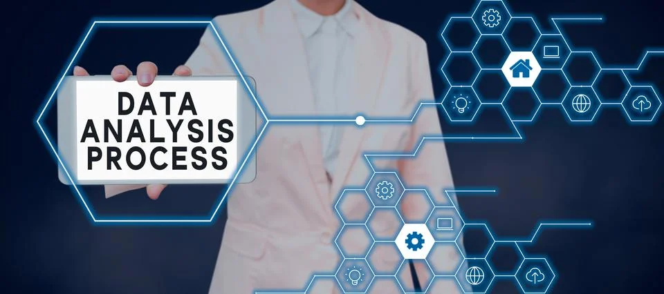 Text caption presenting Data Analysis Process. Business approach the procedures Stock Photos