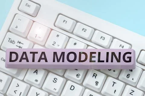 Text caption presenting Data Modeling. Business approach process of transferring Stock Photos