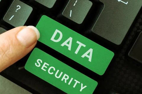 Text caption presenting Data Security. Concept meaning Confidentiality Disk Stock Photos