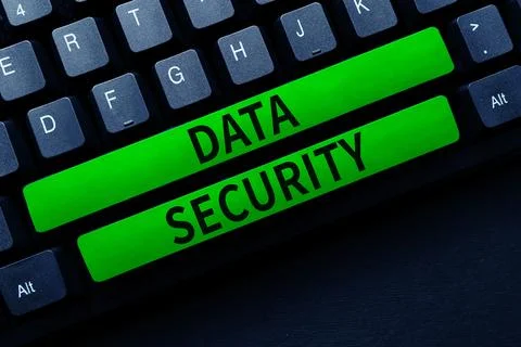 Text caption presenting Data Security. Internet Concept Confidentiality Disk Stock Photos