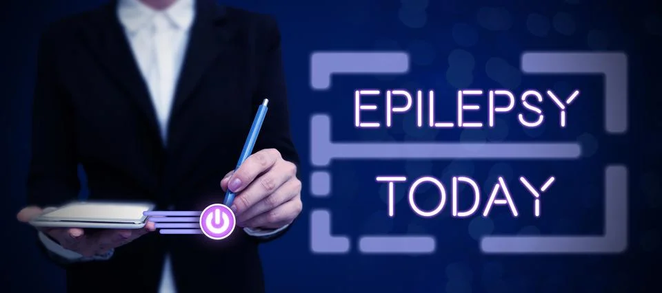 Text caption presenting Epilepsy. Conceptual photo Fourth most common Foto stock