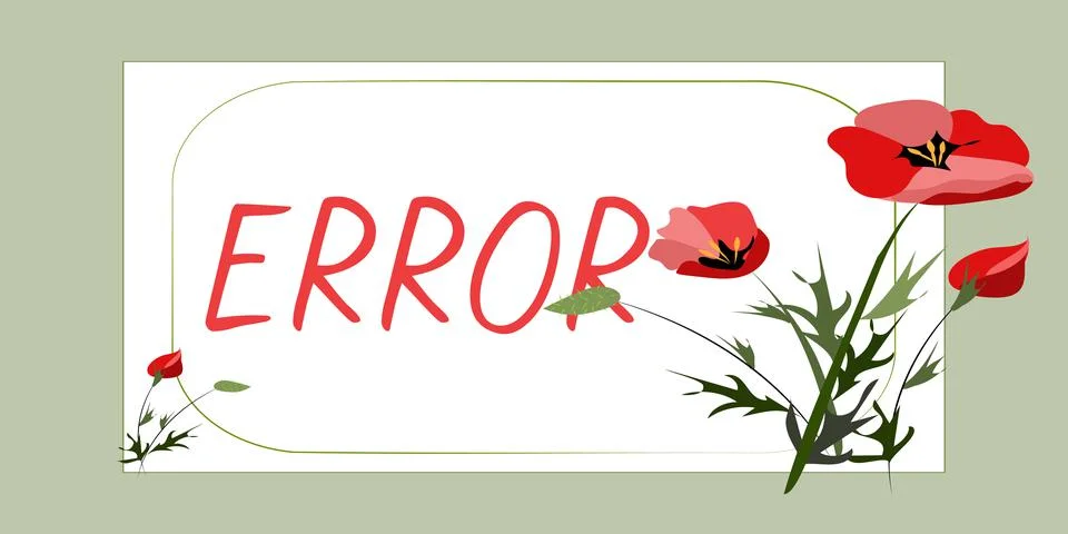 Text caption presenting Error. Business approach mistake Condition of being Illustrazione stock