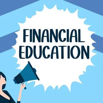 Text caption presenting Financial Education. Business showcase Understanding Stock Illustration