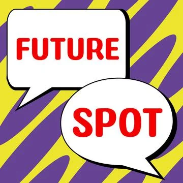 Text caption presenting Future Spot. Internet Concept refers to an action that Stock Illustration