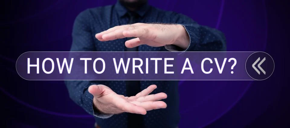Text caption presenting How To Write A Cv. Internet Concept Recommendations to Stock Photos