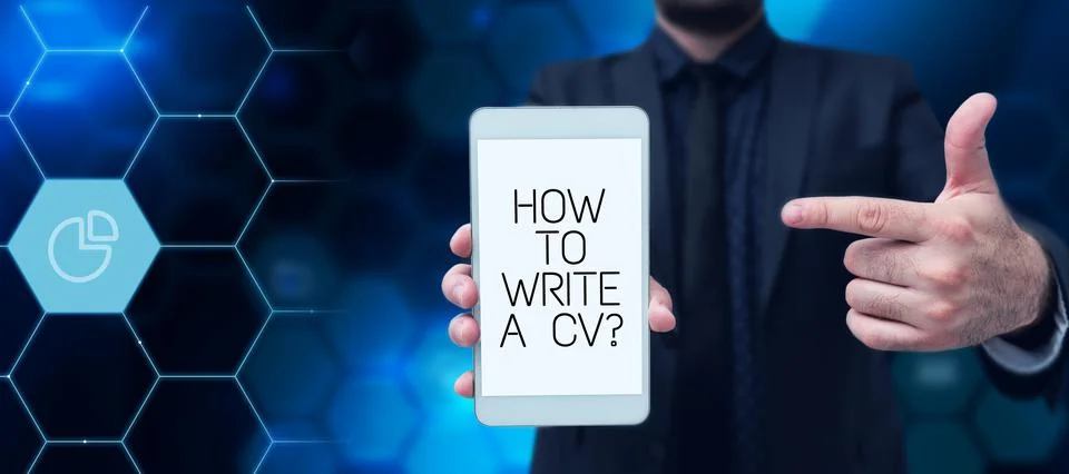 Text caption presenting How To Write A Cv. Concept meaning Recommendations to Stock Photos
