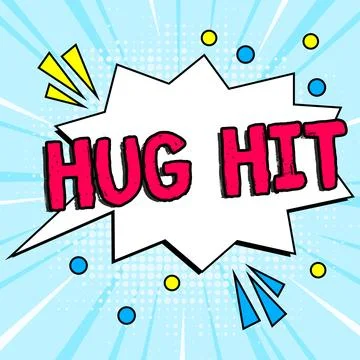 Text caption presenting Hug Me. Concept meaning asking someone to warmly embrace Stock Illustration