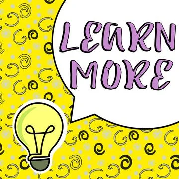 Text caption presenting Learn More. Business approach Deepen knowledge of the イラスト素材