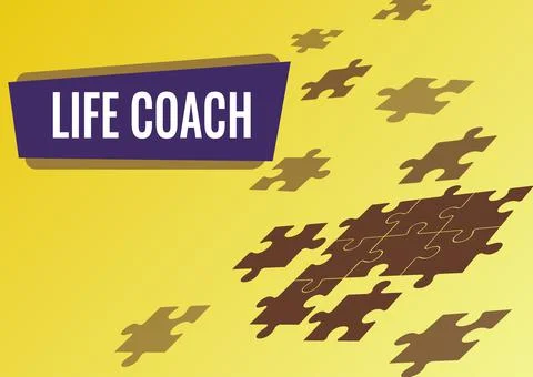 Text caption presenting Life Coach. Word Written on A person who advices clients Illustrazione stock