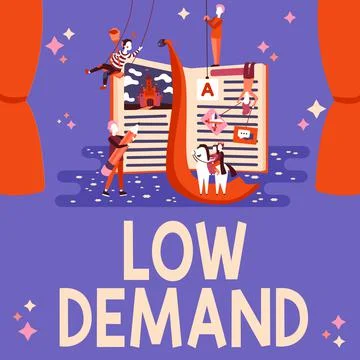 Text caption presenting Low Deanalysisd. Business approach less consumer s is 库存插图