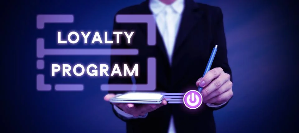 Text caption presenting Loyalty Program. Internet Concept marketing effort that Stock Photos