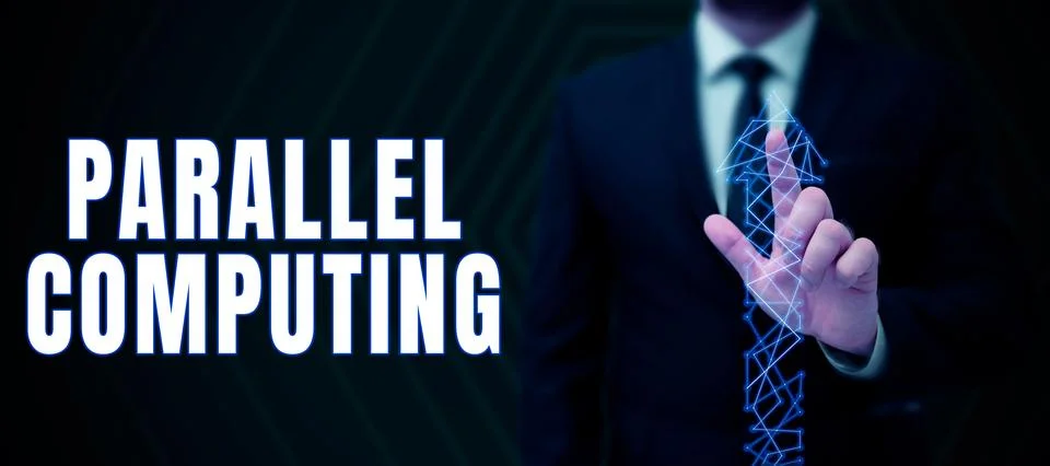 Text caption presenting Parallel Computing. Business concept simultaneous Stockfoto's