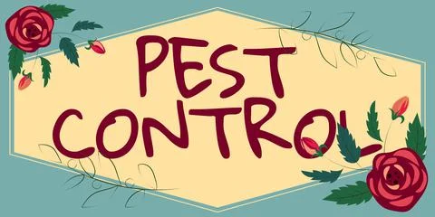 Text caption presenting Pest Control. Business approach Killing destructive Stock Illustration