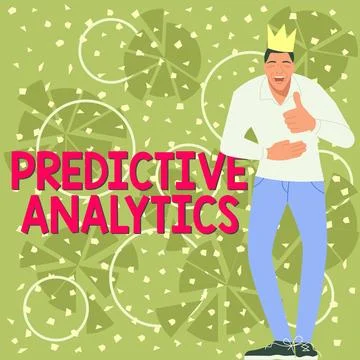 Text caption presenting Predictive Analytics. Business approach Optimize イラスト素材