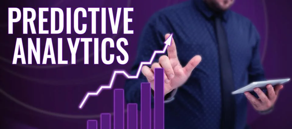 Text caption presenting Predictive Analytics. Business showcase Optimize 写真素材