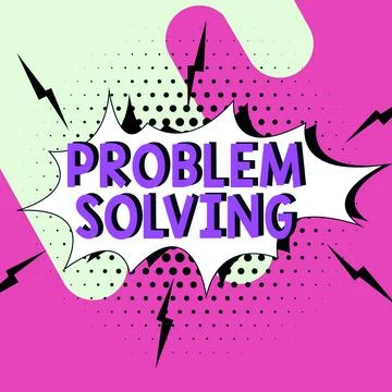 Text caption presenting Problem Solving. Business concept having a good 스톡 일러스트