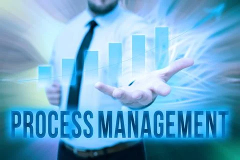 Text caption presenting Process Management. Business idea aligning processes Stock Photos