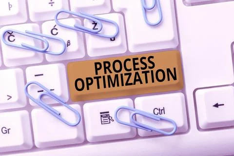 Text caption presenting Process Optimization. Internet Concept Improve Stock Photos
