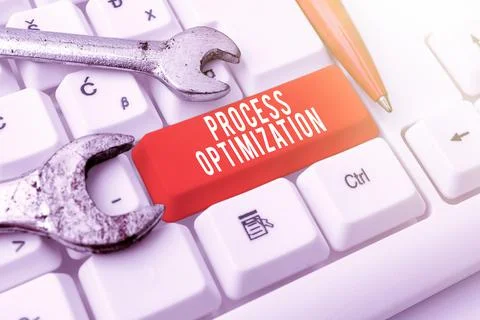 Text caption presenting Process Optimization. Internet Concept Improve Stock Photos