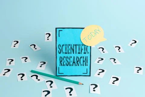 Text caption presenting Scientific Research. Business idea methodical study to Stock Photos