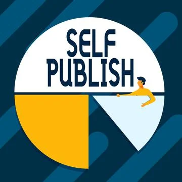 Text caption presenting Self Publish. Business concept writer publish piece of Stock Illustration