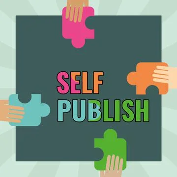 Text caption presenting Self Publish. Internet Concept Publication Write Stock Illustration