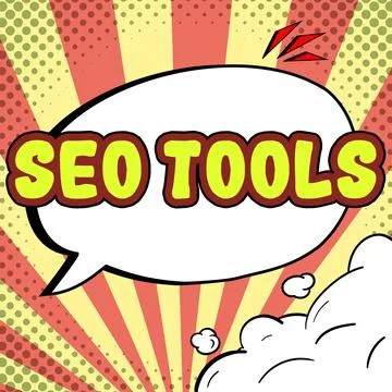 Text caption presenting Seo Tools. Internet Concept process of affecting online Illustrazione stock