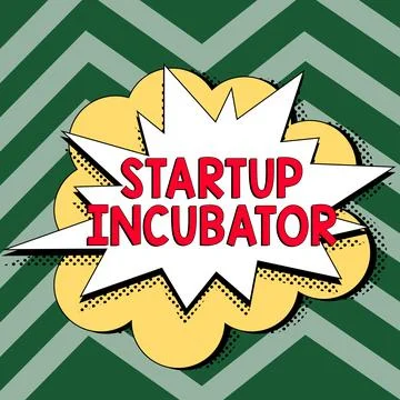 Text caption presenting Startup Incubator. Business concept Concept that can be Stock Illustration