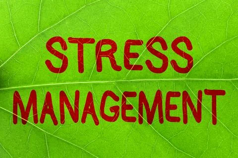 Text caption presenting Stress Management. Business approach method of limiting Stock Photos
