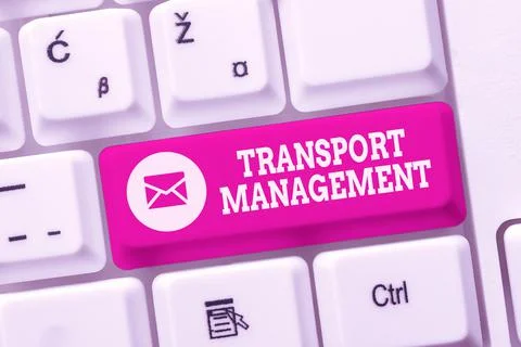 Text caption presenting Transport Management. Business idea managing aspect of Stock Photos