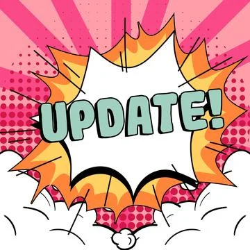 Text caption presenting Update. Business approach Make something more modern Stock Illustration