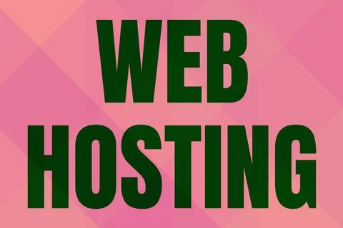Text caption presenting Web Hosting. Word for business allowing access to a Illustrazione stock