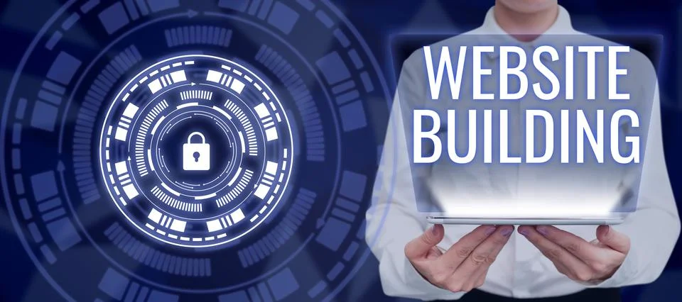 Text caption presenting Website Building. Internet Concept site is constructed 스톡 사진