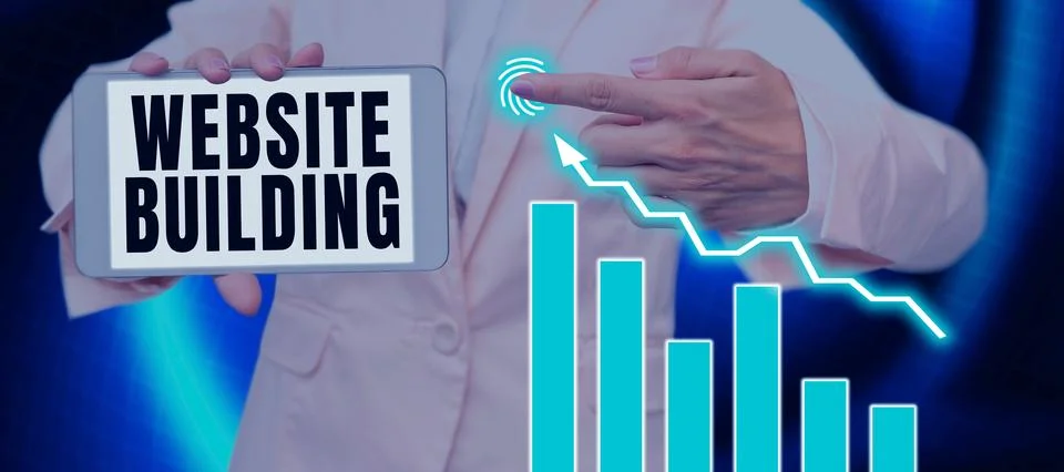 Text caption presenting Website Building. Concept meaning tools that typically Stock Photos