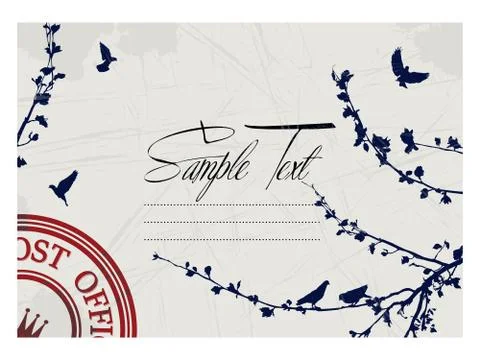 Text card Stock Illustration